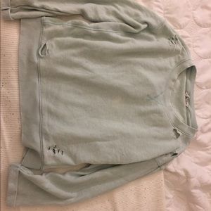 Mint green American Eagle sweatshirt/ sweater